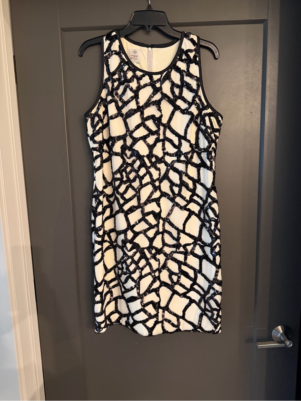 Suzi Chin for Maggie Boutique Black Sequin size 12